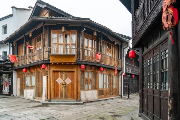 Qinghefang Ancient Street View Hangzhou City Zhejiang Provinc — Φωτογραφία Αρχείου