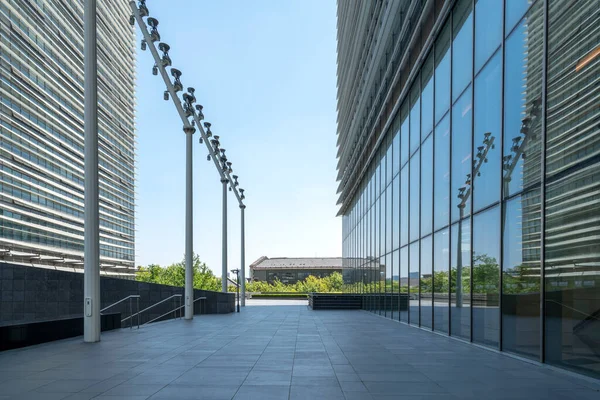 Architectural Street Lujiazui Financial District Shangha — Stock Photo, Image