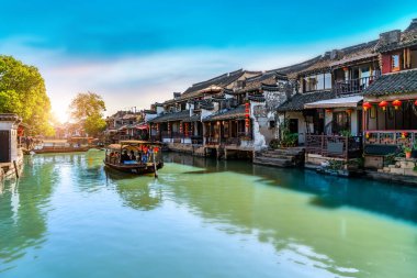 Xitang antik şehir, antik yerleşim yeri Nehir.