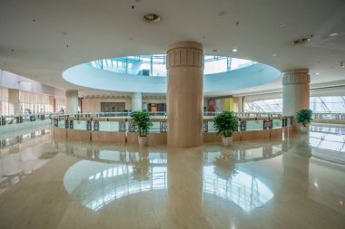 Modern mimari malzemenin iç alanı