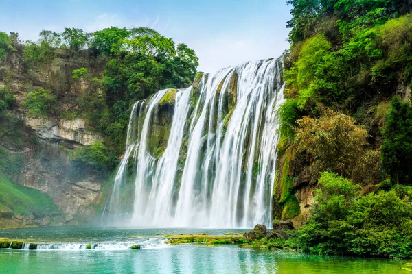 Naturlandschaft Des Huangguoshu Wasserfalls Guizho — Stockfoto