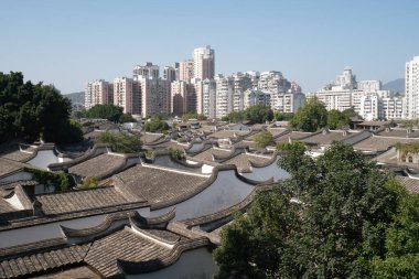 Fuzhou 'daki eski yerleşim yerleri.