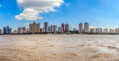 Oujiang 'ın modern manzarası, Wenzhou