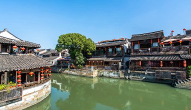 Xitang 'daki antik evler Eski Şehir, Zhejiang