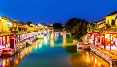 Xitang 'daki antik evler Eski Şehir, Zhejiang