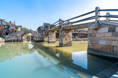 Xitang 'daki antik evler Eski Şehir, Zhejiang