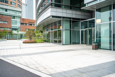 Shangha, Pudong finans bölgesinde modern mimari