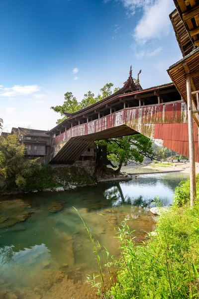 Ponte Antiga Salão Taishun Província Zhejiang China — Fotografia de Stock