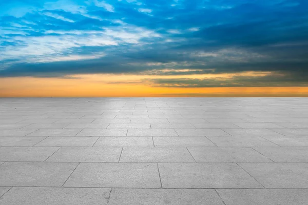 Carreaux Sol Vides Ciel Paysage Naturel — Photo