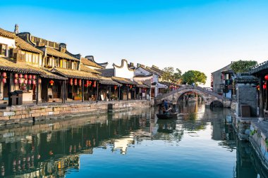 Xitang 'daki antik evler Eski Şehir, Zhejiang
