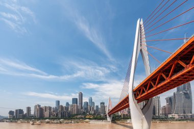 Kentsel mimari arazi manzarasının silüeti