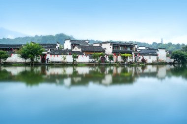 Hongcun, an ancient village in Anhui clipart