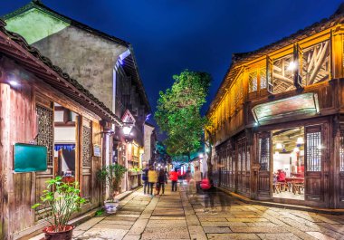 Wu Zhen Su Kasabası Çin 'de