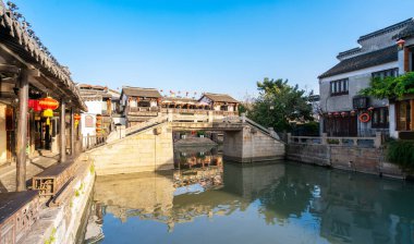 Xitang 'daki antik evler Eski Şehir, Zhejiang