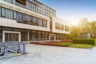 Shangha, Pudong finans bölgesinde modern mimari