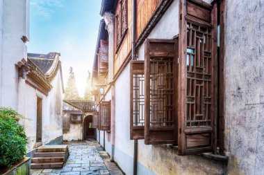 Wu Zhen Su Kasabası Çin 'de