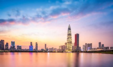  Çin Shenzhen Modern Şehir Toprakları