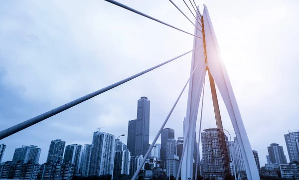 Estructura Paisajística Del Puente Urbano —  Fotos de Stock