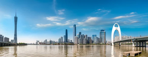 Skyline Van Moderne Architectuur Guangzhou Chin — Stockfoto
