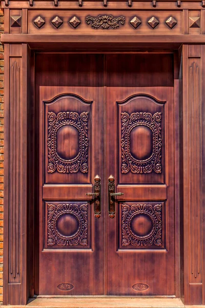 European style building entrance gate