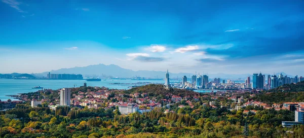 Cenário Cidade Velha Longo Costa Qingdao — Fotografia de Stock