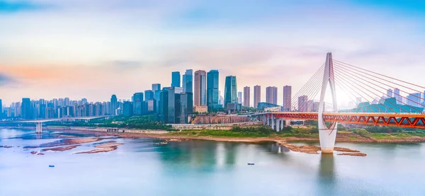 Chongqing Modern Architecture Landscape Skyline — Stock Photo, Image