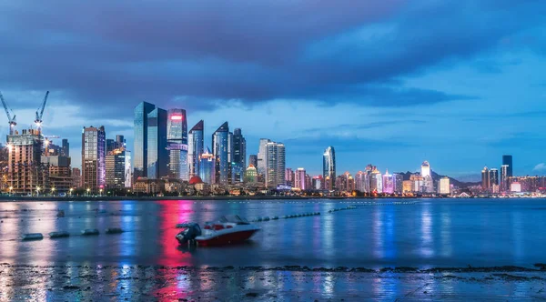 Modern Urban Arkitektur Landskap Qingdao Chin — Stockfoto