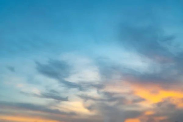 Schöner Himmel Und Wolken Landschaft — Stockfoto