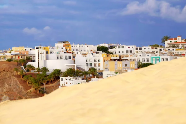 Vue sur le village Morro Jable aux Canaries Fuerteventura . — Photo