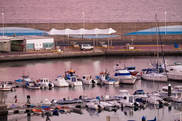 Fuerteventura, Spanyolország február 11., 2019 kikötő Morro Jable — Stock Fotó