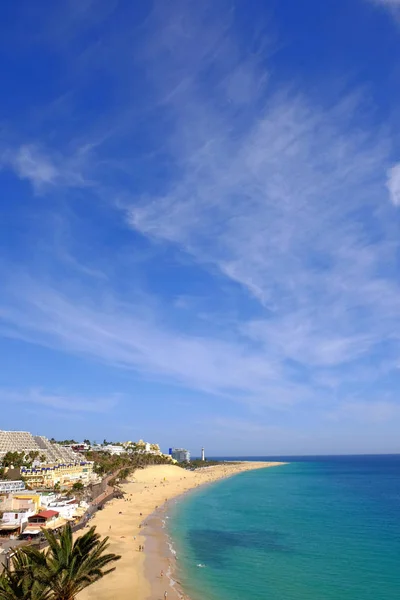 Praia Playa del Matorral. Morro Jable, Fuerteventura, Ilha Canária — Fotografia de Stock