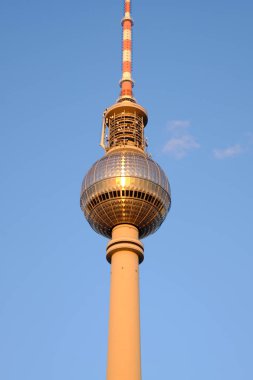 Berlin Alexanderplatz Üzerinde Tv Kulesi, Almanya.