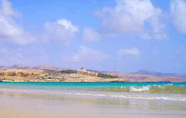 Strand Costa Calma op Fuerteventura, Canarische eilanden. — Stockfoto