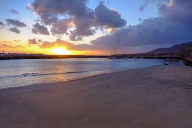 Plaj görüntüle Las Coloradas Morro Jable, Jandia, o kapalı