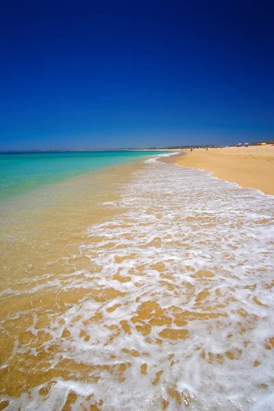 Beach Alvor Poente i Algarve, Portugal. — Stockfoto