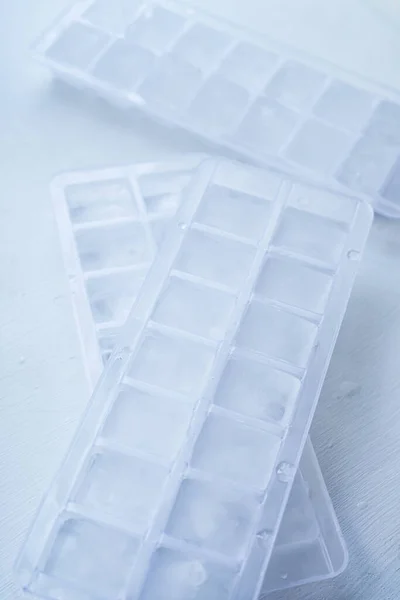 Ice Molds Frozen Ice Freezer — Stock Photo, Image