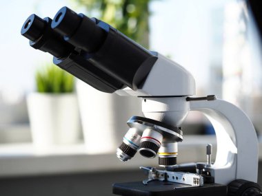 Bilimsel dürbün görünümü Büyüteç Üniversitesi nano Laboratuvarı