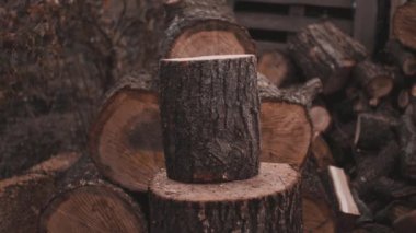 Balta üstüne ağaç çatırdar.