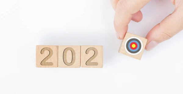 Yeni Yıl hedefleri. 2020 ve iş kavramı — Stok fotoğraf