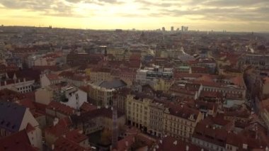 Çek Cumhuriyeti Prag havadan uçan