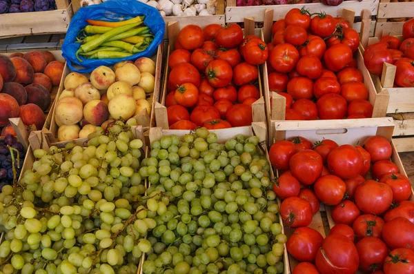 Fruits Vegetables Farmers Market — Stock Photo, Image