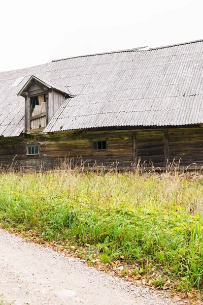 Ancient Buildings Early Twentieth Century Have Survived Day Old Wooden — Stock Photo, Image