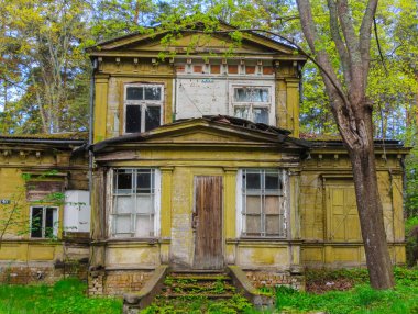 Dunes, Riga Körfezi kıyısında eski, terk edilmiş bir evde.