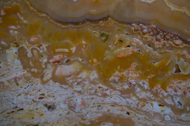 Onix yüzeyinde lekeler, bal doku.