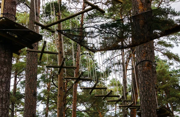 Letonya 'daki Jurmala' da çocuklar ve yetişkinler için bir şehir parkında engelli parka. — Stok fotoğraf