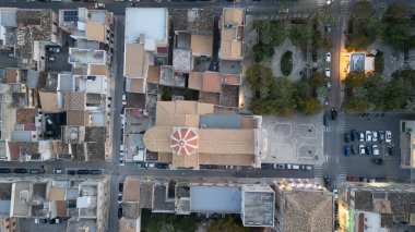 Şehrin havadan görünüşü