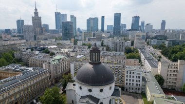 Warsaw  where history meets modernity. A timeless city skyline blending old architecture with contemporary towers.