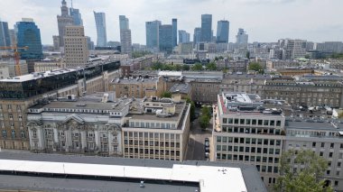 Warsaw  where history meets modernity. A timeless city skyline blending old architecture with contemporary towers.