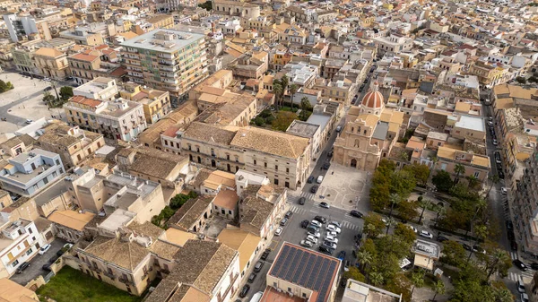 İspanya 'nın Barselona şehrinin hava manzarası.