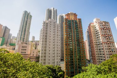 Hong Kong üzerine güzel manzara